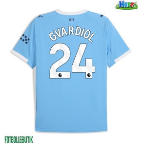 Manchester City Josko Gvardiol #24 Hemmatröja 2025-26 Kortärmad